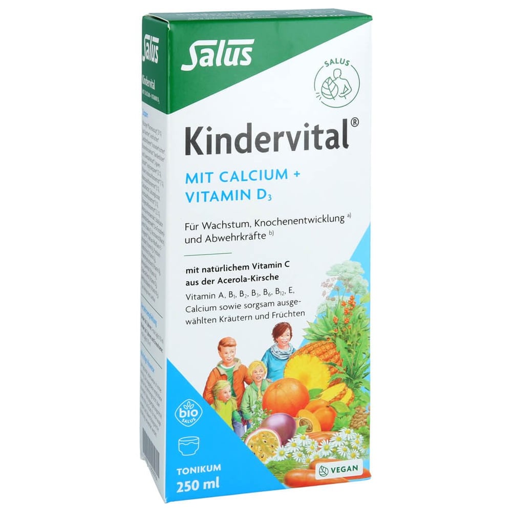 Kindervital mit Calcium + D3 Tonikum Salus
