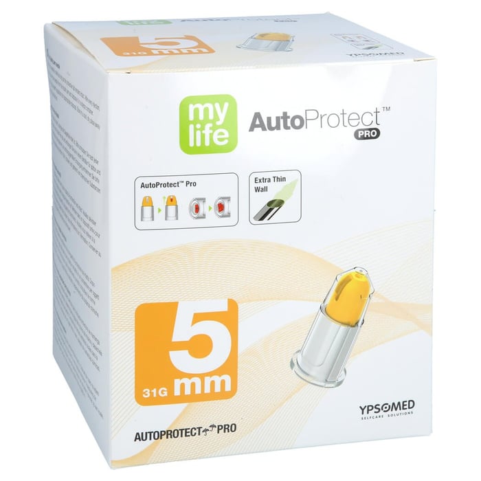 Mylife AutoProtect Pro Sich.-Pen-Nadeln 5 mm 31 G