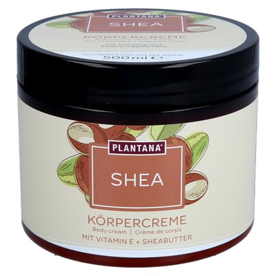 Plantana Shea Körpercreme Sheabutter mit Vitamin-E