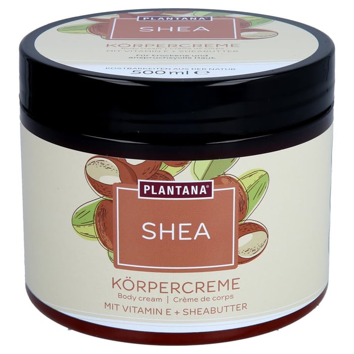 Plantana Shea Körpercreme Sheabutter mit Vitamin-E