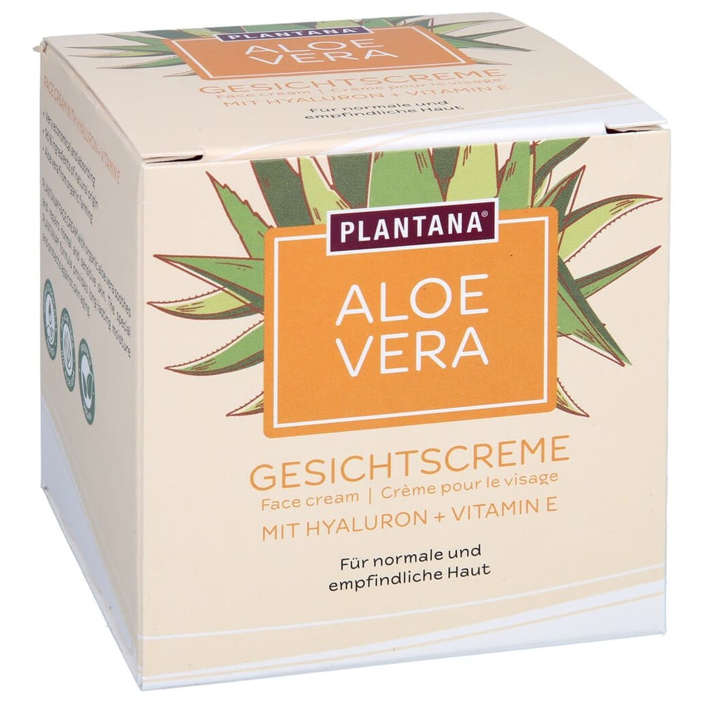 Plantana AloeVera Gesichtscreme Hyaluron & Vita.-E