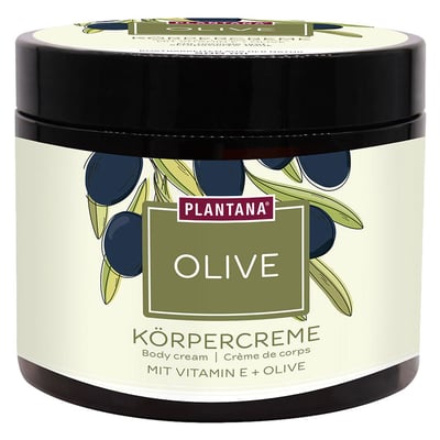 Plantana Olive Körpercreme mit Vitamin-E