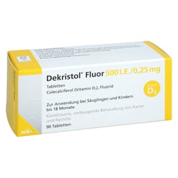 Dekristol Fluor 500 I.E./0,25 mg