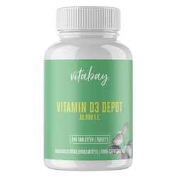 Vitamin D3 Depot 10000 IE Cholecalciferol vegan