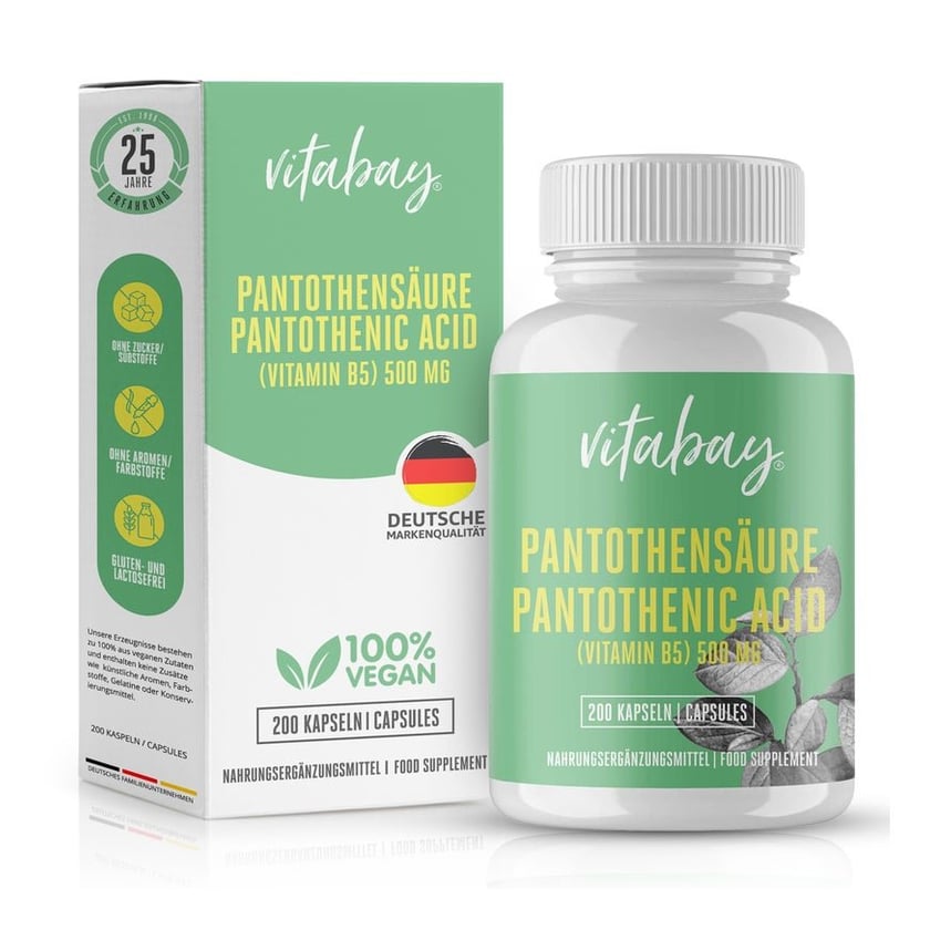 Panthothensae 500mg Vit B5