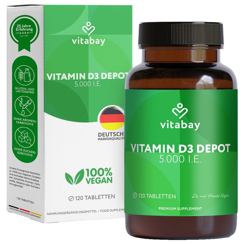 Vitamin D3 Depot 5000 IE Cholecalciferol
