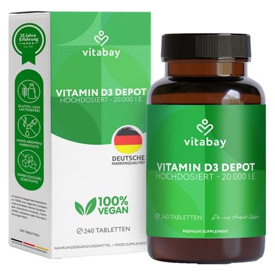 Vitamin D3 Depot 20000 IE Cholecalciferol