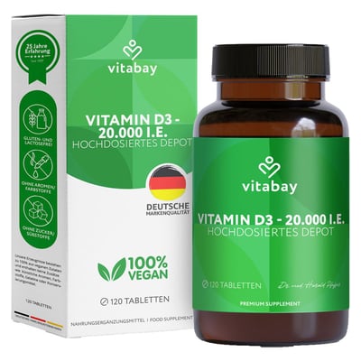Vitamin D3 Depot 20000 IE Cholecalciferol