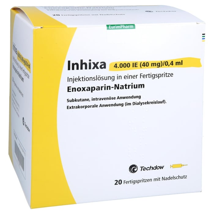 INHIXA 4.000 I.E. 40 mg/0,4 ml ILO F.Sp.+Sich-Sys.