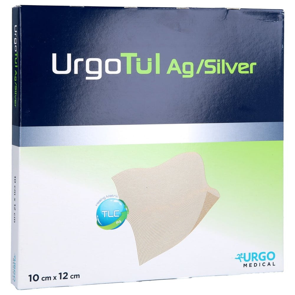 Urgotül Silver 10x12 cm Wundgaze