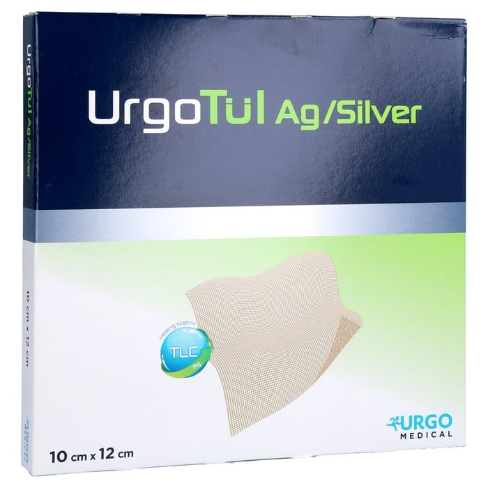 Urgotül Silver 10x12 cm Wundgaze