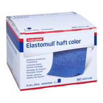 Elastomull haft color 6 cmx20 m Fixierbinde blau Avitamed Produktbild 1