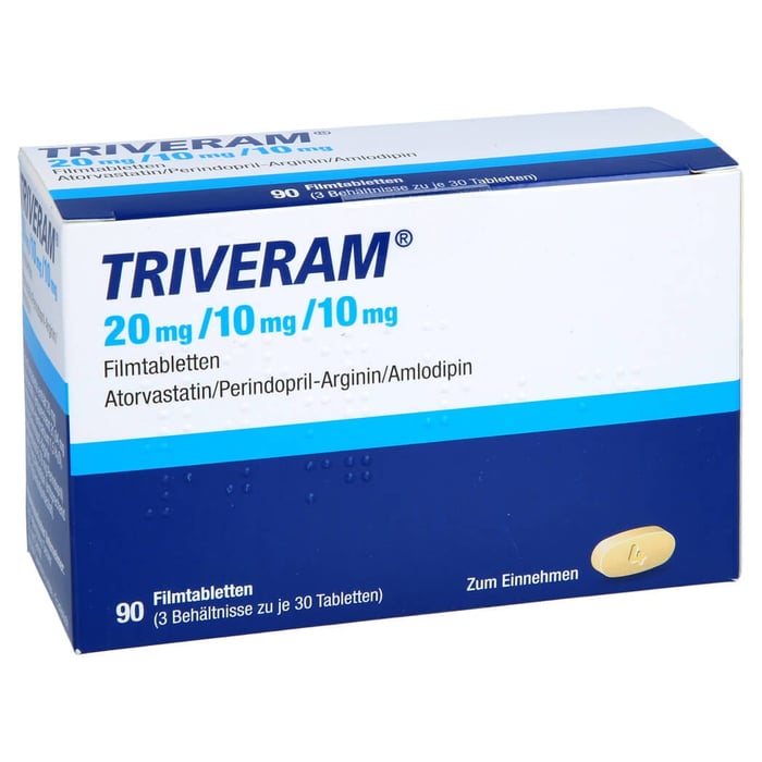 Triveram 20 mg/10 mg/10 mg Filmtabletten