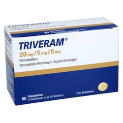 Triveram 20 mg/5 mg/5 mg Filmtabletten