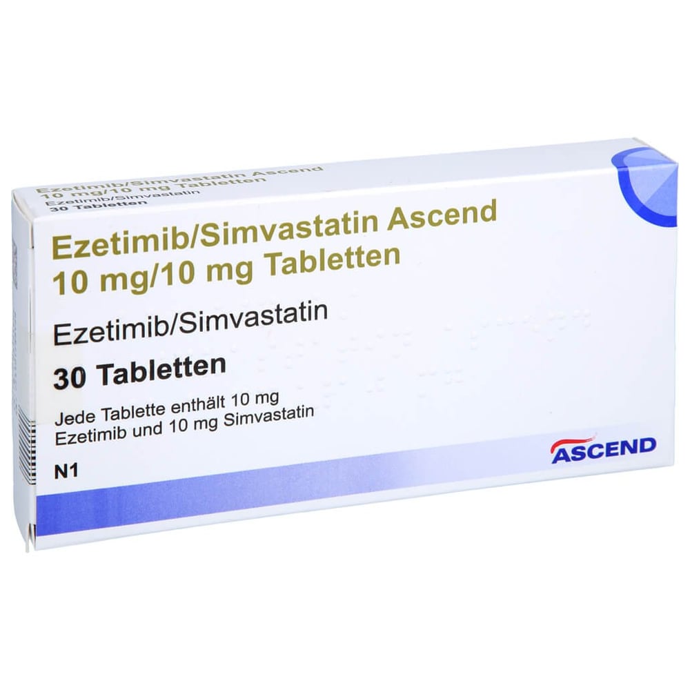 Ezetimib/Simvastatin Ascend 10 mg/10 mg