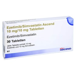 Ezetimib/Simvastatin Ascend 10 mg/10 mg
