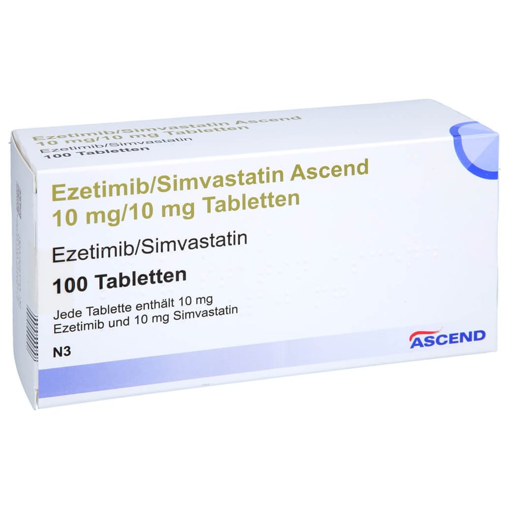 Ezetimib/Simvastatin Ascend 10 mg/10 mg