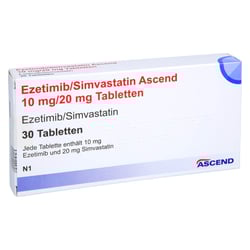 Ezetimib/Simvastatin Ascend 10 mg/20 mg