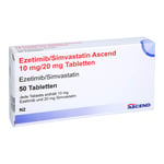 Ezetimib/Simvastatin Ascend 10 mg/20 mg Produktbild 1