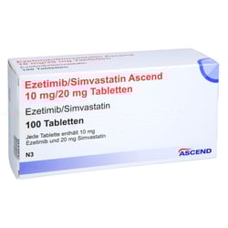 Ezetimib/Simvastatin Ascend 10 mg/20 mg