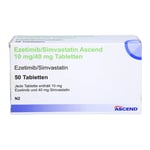 Ezetimib/Simvastatin Ascend 10 mg/40 mg Produktbild 2