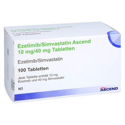 Ezetimib/Simvastatin Ascend 10 mg/40 mg