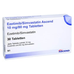 Ezetimib/Simvastatin Ascend 10 mg/80 mg