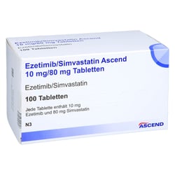 Ezetimib/Simvastatin Ascend 10 mg/80 mg
