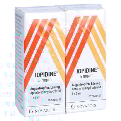 Iopidine 5 mg/ml Augentropfen