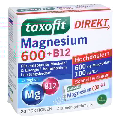 Taxofit Magn600+b12 Direkt