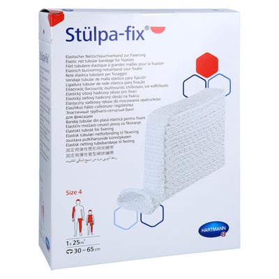 Stülpa Fix Größe 4 Bein Fuß Kdr. Rumpf 25 m Netzschl. Produktbild 1