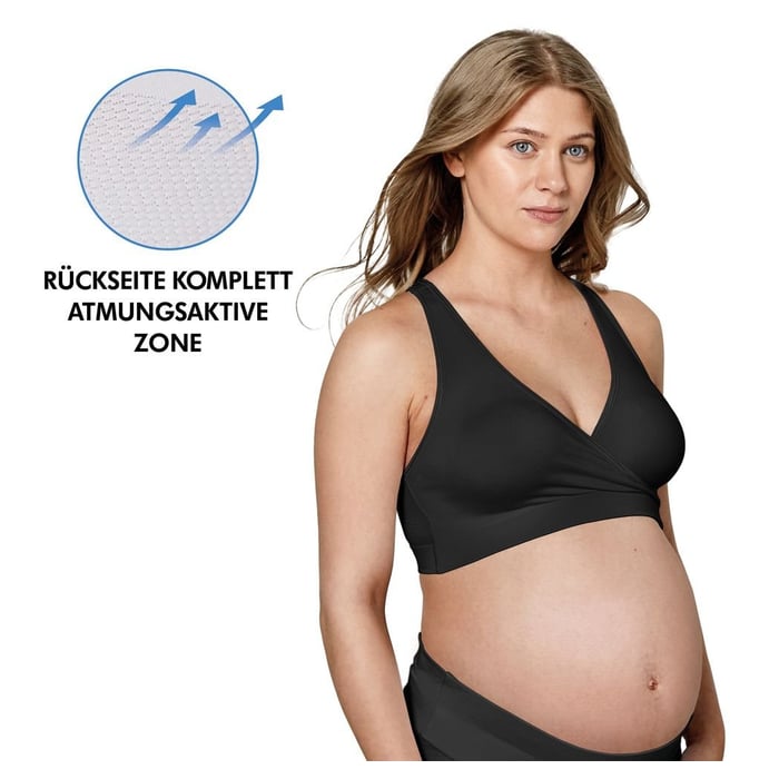 Medela Keep Cool Schlaf BH schwarz M