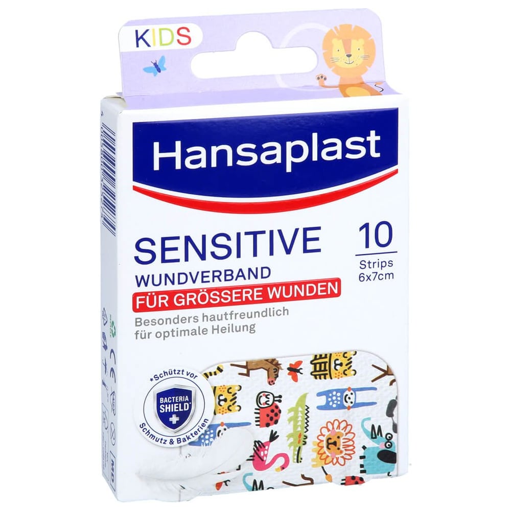 Hansaplast Kinderpflaster Sensitive 6cmx7cm 10 Str