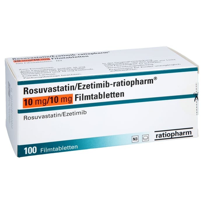 ROSUVASTATIN/Ezetimib-ratiopharm 10 mg/10 mg FTA