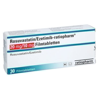 ROSUVASTATIN/Ezetimib-ratiopharm 20 mg/10 mg FTA