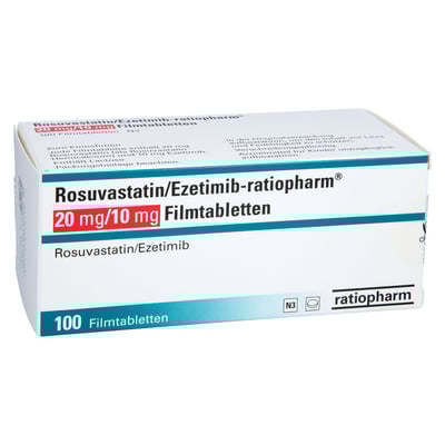 ROSUVASTATIN/Ezetimib-ratiopharm 20 mg/10 mg FTA