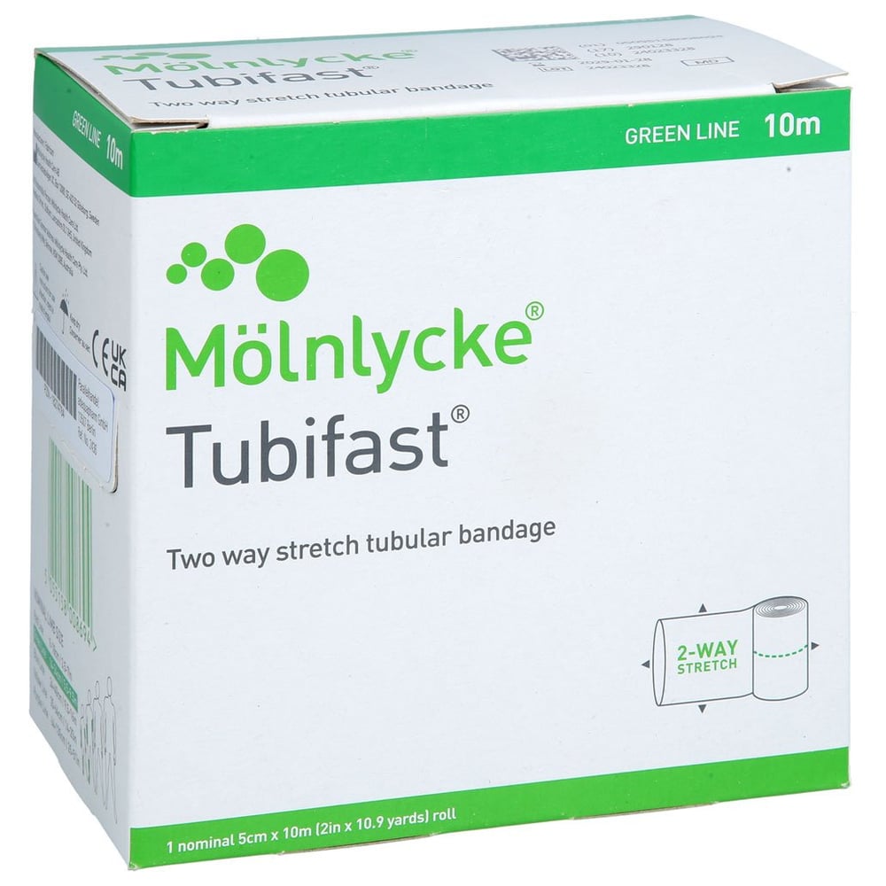 Tubifast 2w 5cmx10m Gruen