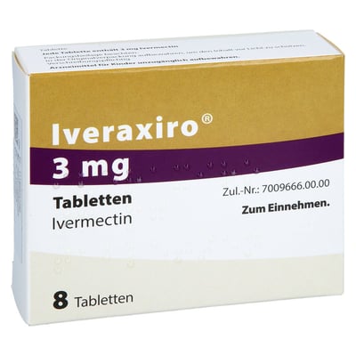 Iveraxiro 3 mg Tabletten