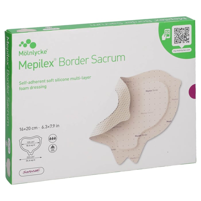 Mepilex Border Sacrum Schaumverb.16x20 cm steril