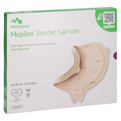 Mepilex Border Sacrum Schaumverband 22x25 cm steril B2B Medical Produktbild 1