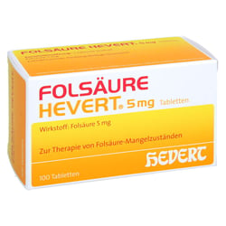 Folsäure Hevert 5 mg