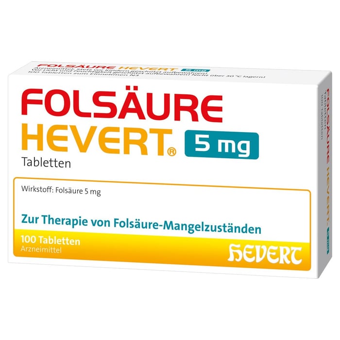 Folsäure Hevert 5mg