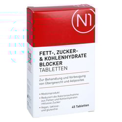 N1 Fett- Zucker- & Kohlenhydrate Blocker Tabletten