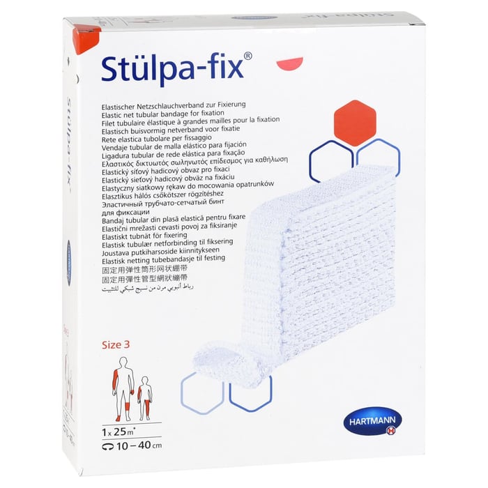 Stülpa Fix Gr.3 Hand/Arm/Kdr.Kopf 25 m Netzschl.