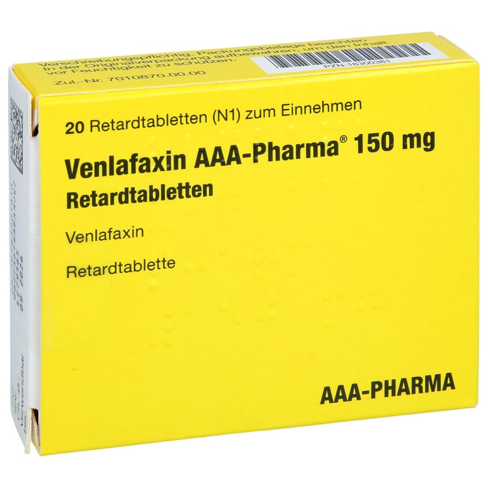 Venlafaxin AAA-Pharma 150 mg