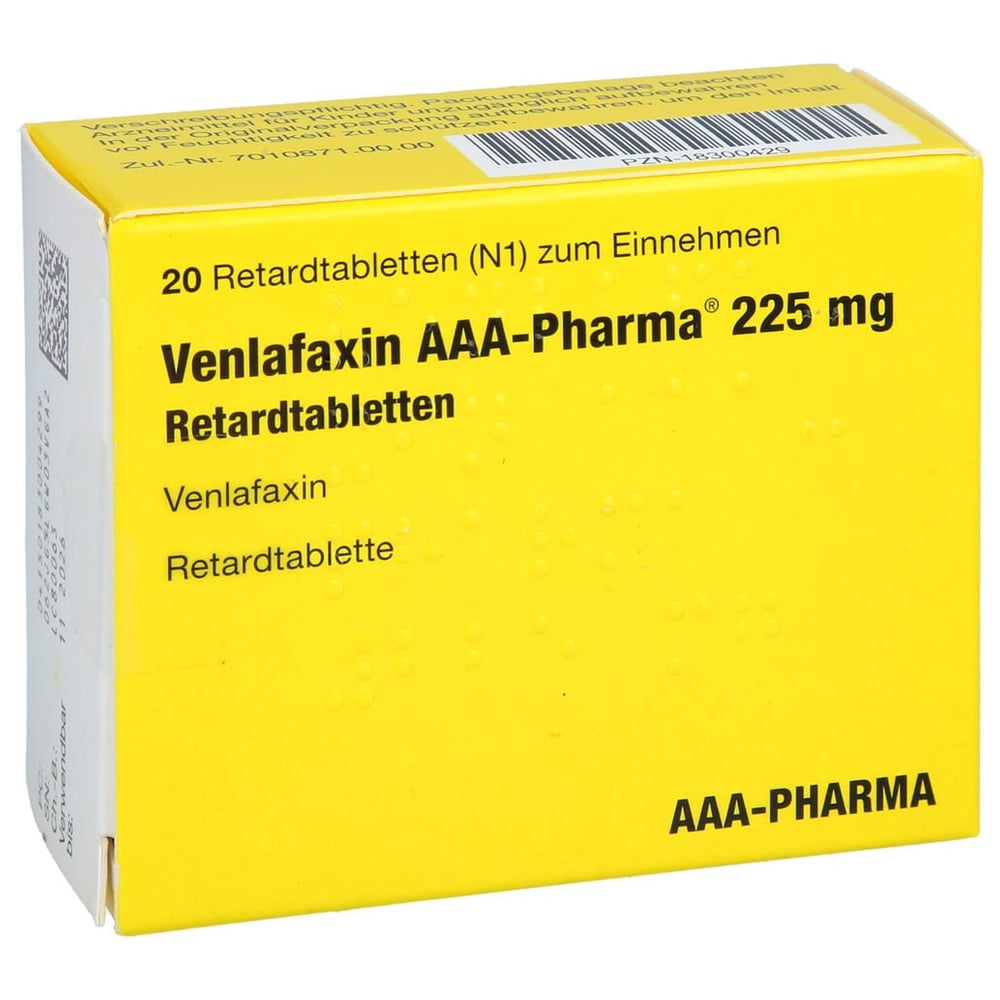 Venlafaxin AAA-Pharma 225 mg