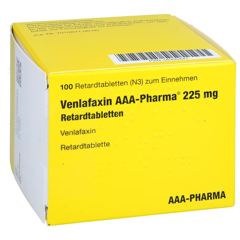 Venlafaxin AAA-Pharma 225 mg