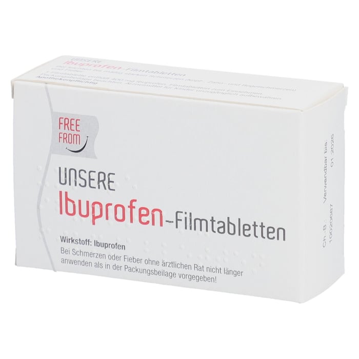 Unsere Ibuprofen-Filmtabletten