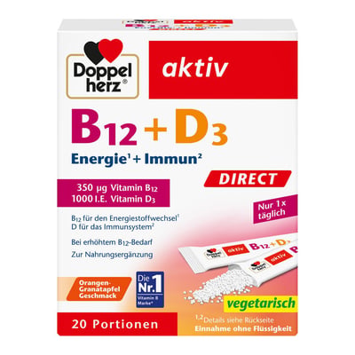 Doppelherz B12 + D3 Direct Produktbild 1