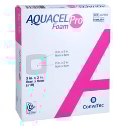 Aquacel Foam Pro 8x8 cm Hydrofiber Schaumverband Avitamed